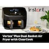 Instant 8Qt Vortex Plus Dual Basket Air Fryer Black 140-3090-01 - Best Buy