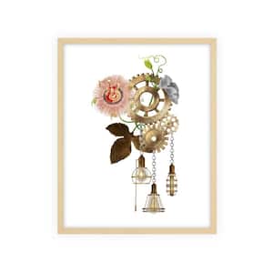 Nature Steampunk Collection Framed Graphic Print Animal Art Print 42 in. x 34 in.
