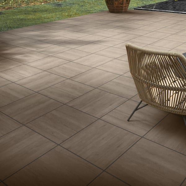 24 in. x 24 in. x 0.75 in. Foresta Gray Porcelain Paver 24 in. x 24 in. x 0.75 in. Foresta Gray Porcelain Paver