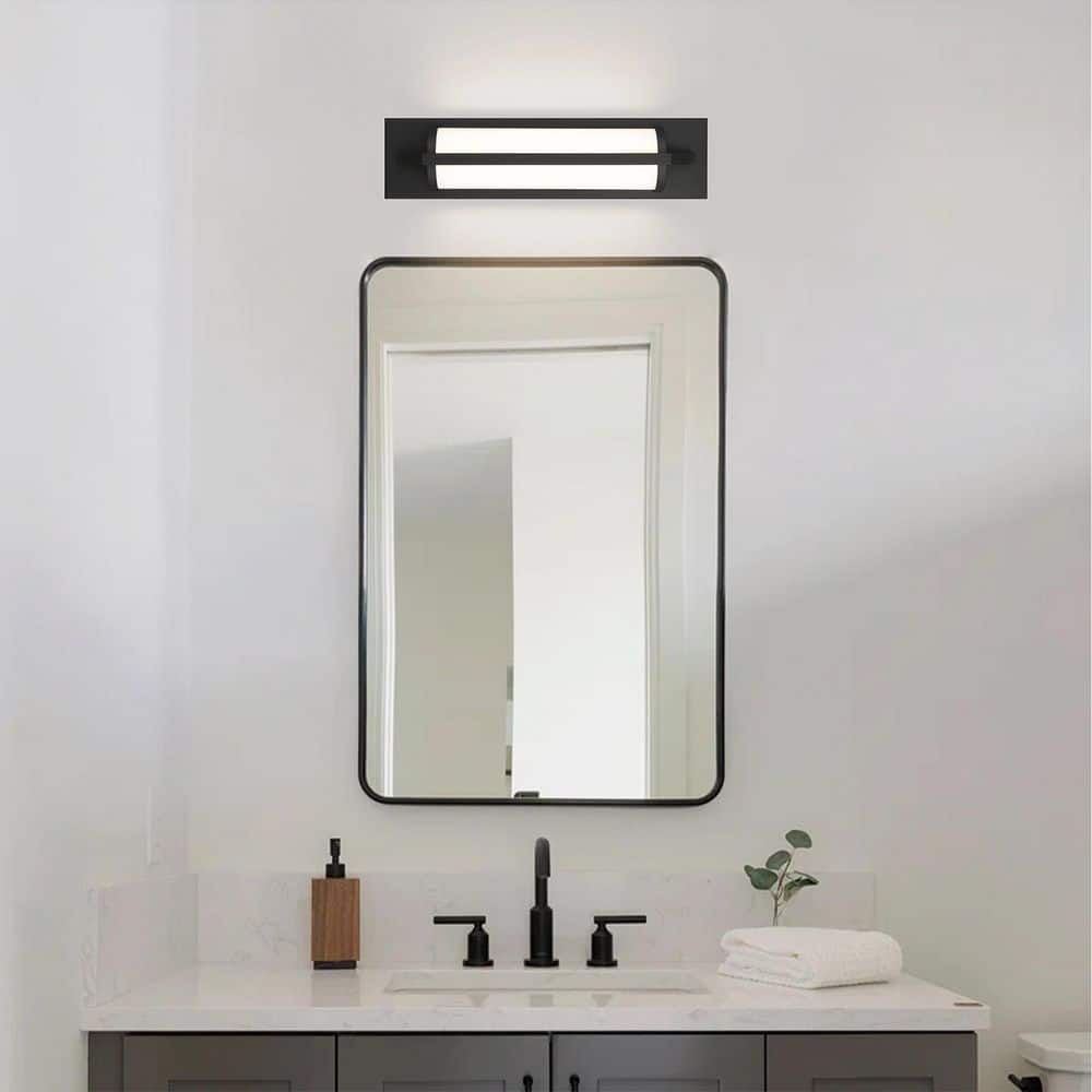 Marshel 18-Inches Black Integrated LED Modern/Contemporary Bathroom Vanity Light Bar price history on PriceWatchPro