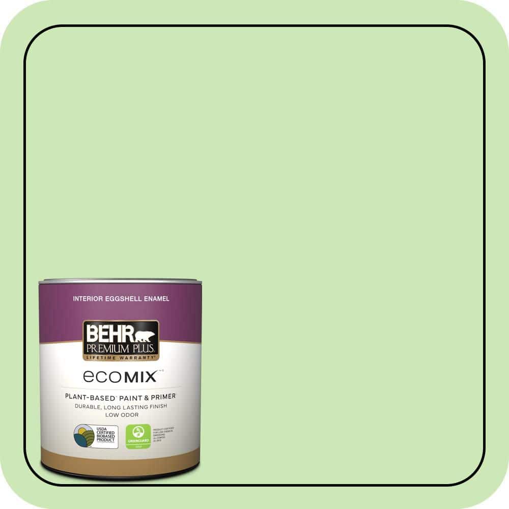 1 qt. #430A-3 Fairway Mist Eggshell Enamel EcoMix Plant-Based Interior Paint and Primer price history on PriceWatchPro