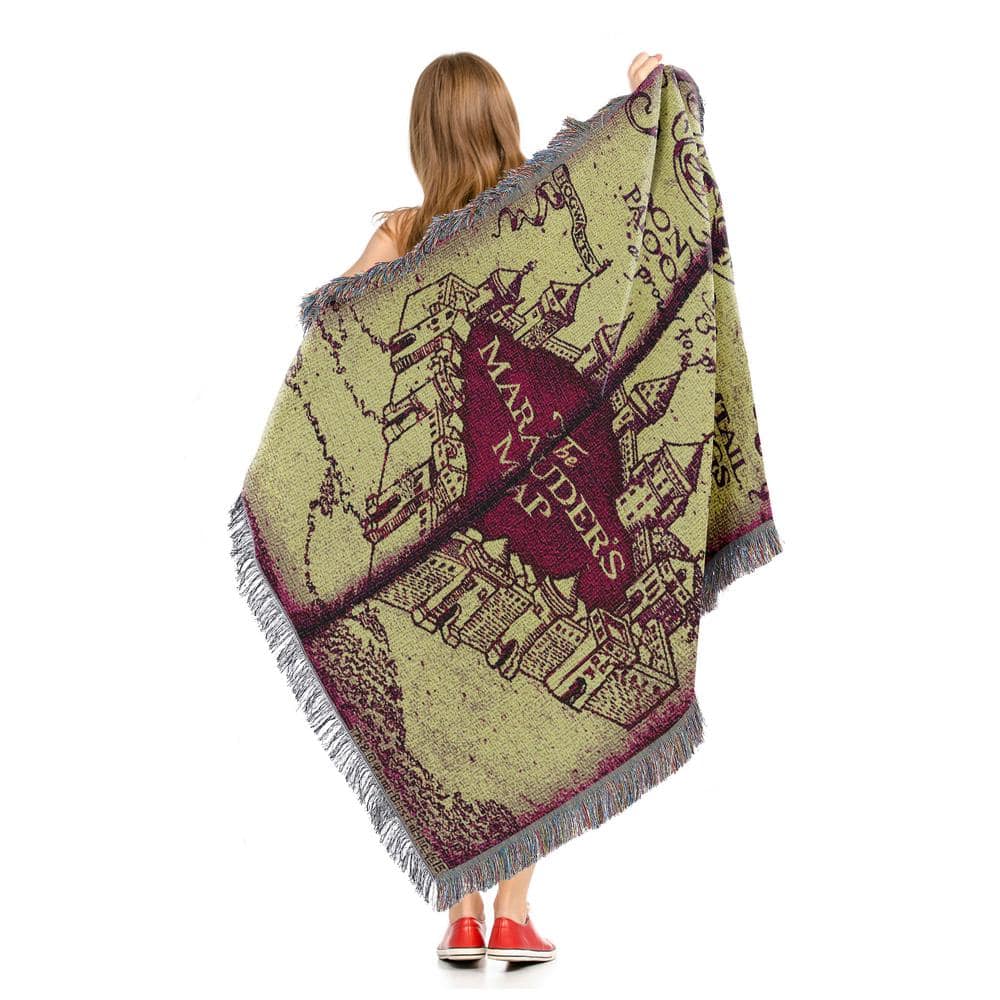 Marauder's Map 60" x 48" Washable Tapestry Throw Blanket