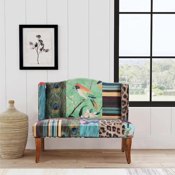Printed loveseat discount