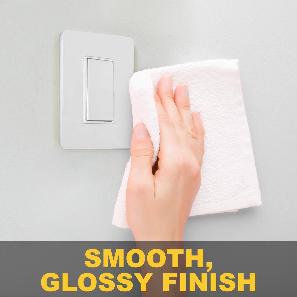 White Gloss 15 Amp 3-Way Rocker Light Switch Set