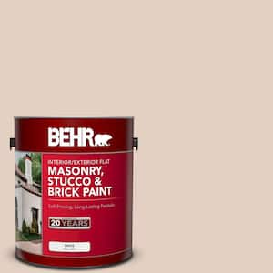 1 gal. #S220-1 Autumn Blush Flat Interior/Exterior Masonry, Stucco and Brick Paint