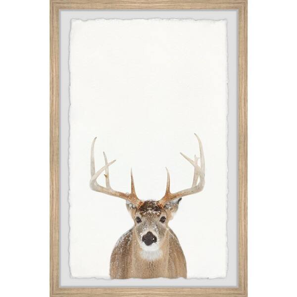 framed deer print