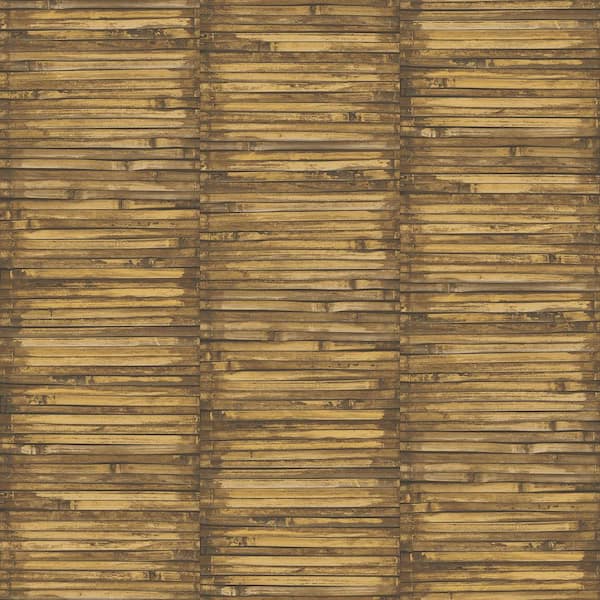Global Fusion Brown Bamboo Design Wallpaper G56387 - The Home Depot