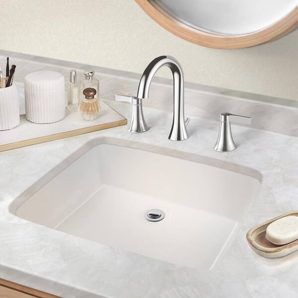 CHESHIRE 21 in. Undermount Rectangular Bathroom Sink with Overflow