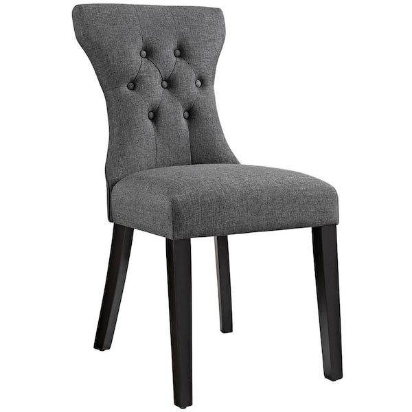 MODWAY Silhouette Gray Dining Side Chair