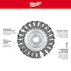  Milwaukee 48-52-5030 4-Inch Cable Twist Knot Wheel : Industrial  & Scientific