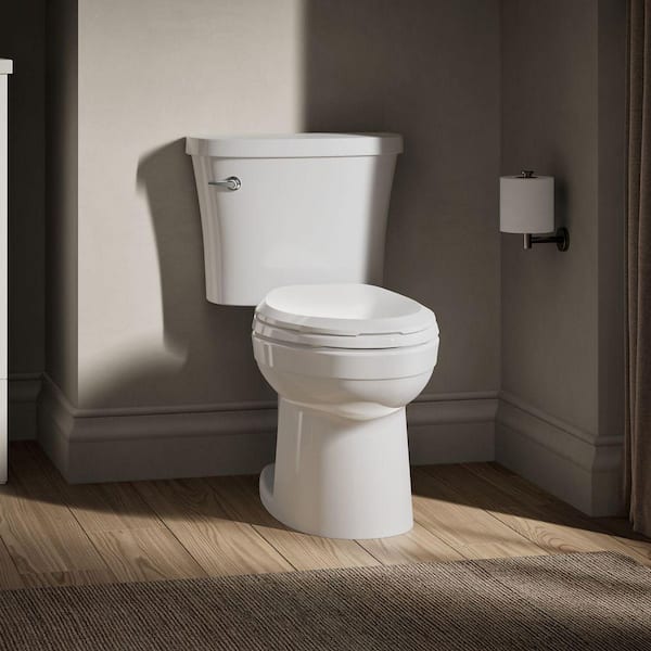 Kingston 29.875 in. D x 16 in. W x 14.5 in. H Elongated Toilet Bowl Only in White