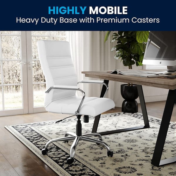 Flash Furniture Whitney High Back Faux Leather Swivel Ergonomic