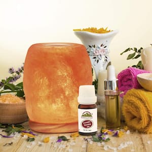 4 in. Aroma Therapy Salt Lamp with Wooden Base