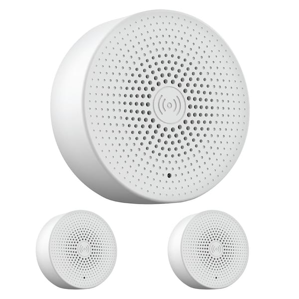 USB-Powered Smart Home Wireless Chime for Smart Doorbell, No Hub Required (3-Pack)