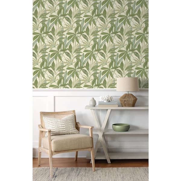 Buena Vista Bamboo Tropical Vinyl Peel and Stick Wallpaper Roll (Covers 30.75 sq. ft.)