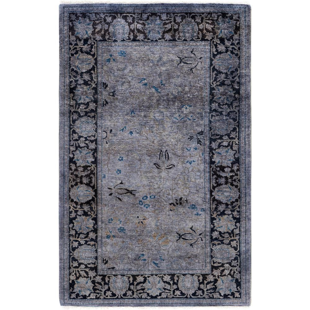 Overdyed Gray 3 ft. x 5 ft. Solid Wool Indoor Runner Rug price history on PriceWatchPro