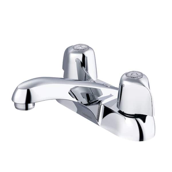 Classics 4 in. Centerset 2 Handle Bathroom Faucet in Chrome