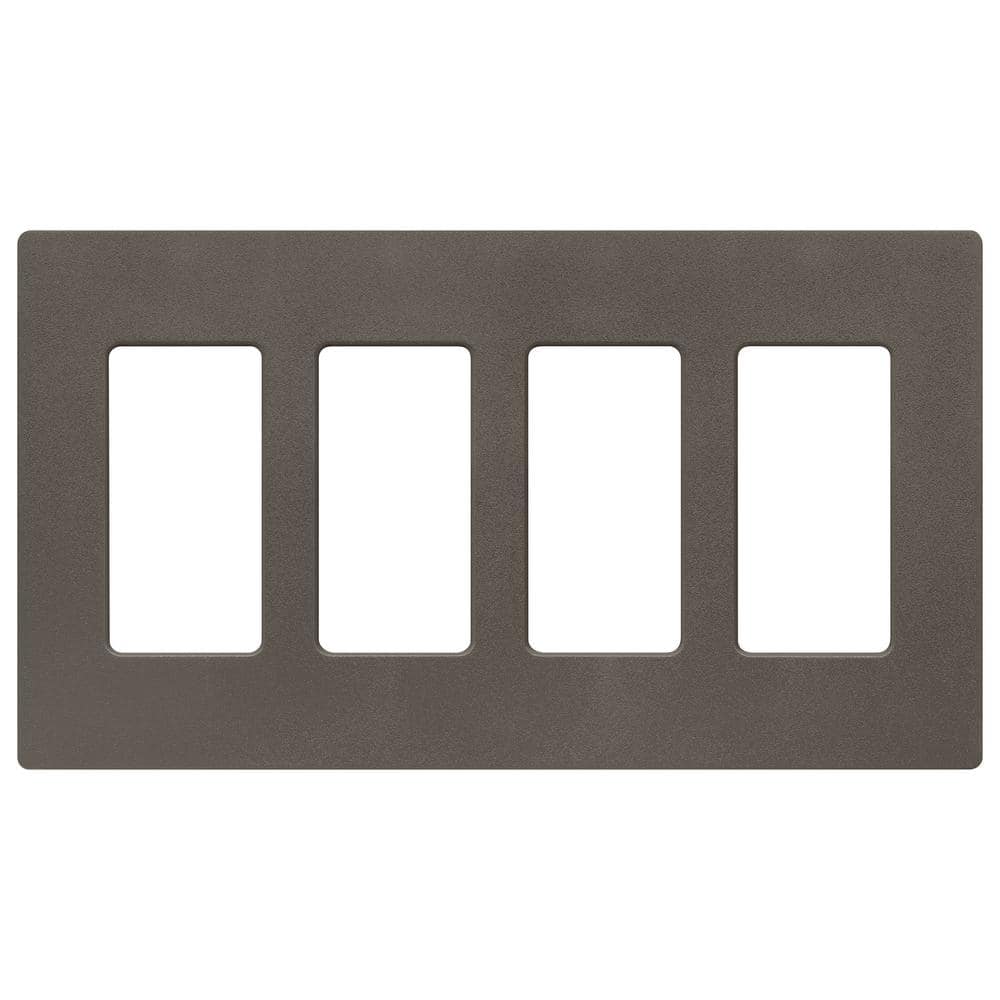 Claro 4 Gang Wall Plate for Decorator/Rocker Switches, Satin, Truffle (SC-4-TF) (1-Pack) price history on PriceWatchPro