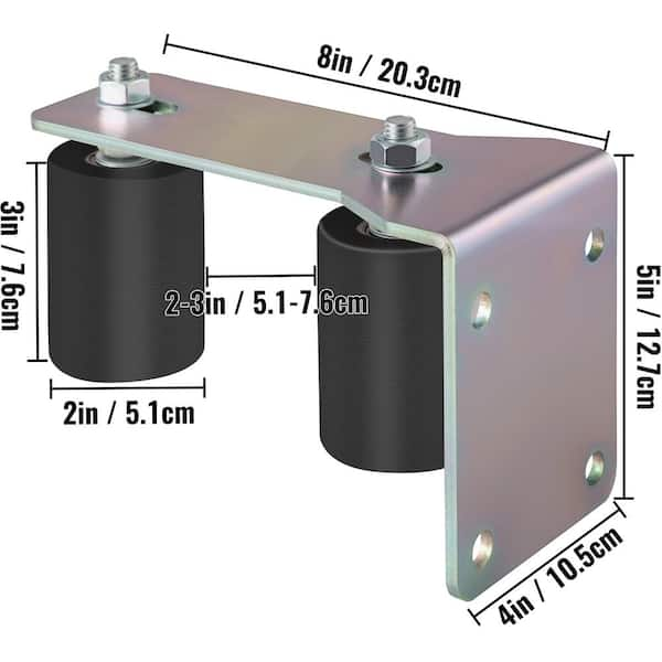 304 aço inoxidável Sliding Gate Rollers, Porta Track Wheel, U e V-Shaped  Tradução