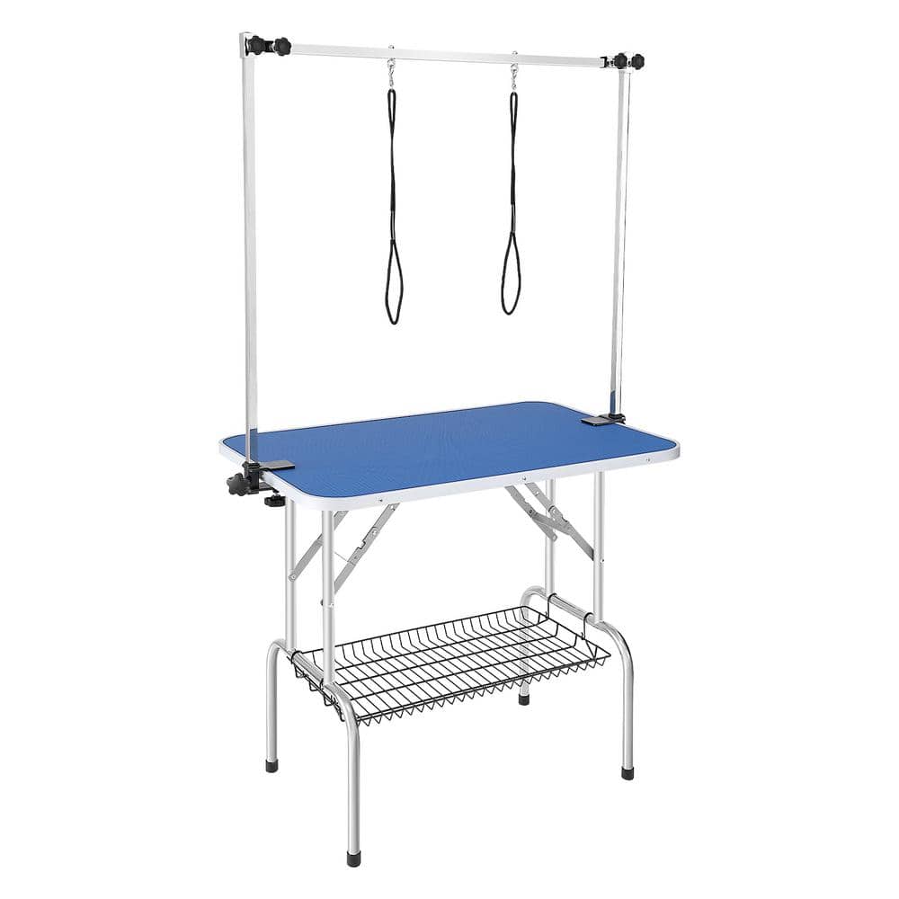 Pet Grooming Table Two Arms with Clamp, 36 in. x 24 in. Dog Grooming Station, Foldable Pets Grooming Stand price history on PriceWatchPro