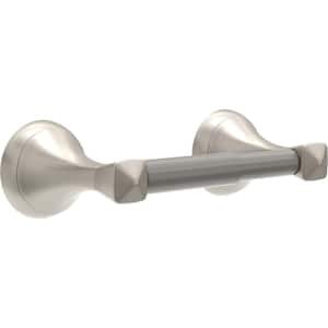 Esato Wall Mount Spring-Loaded Toilet Paper Holder Bath Hardware Accessory in Brushed Nickel