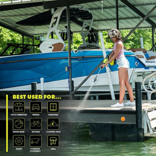 RYOBI ONE+ HP 18V Brushless EZClean 600 PSI 0.7 GPM Cordless Cold