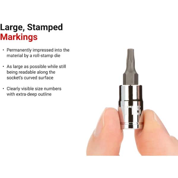 TEKTON 1/4 in. Drive x T27 Torx Bit Socket SHB04227 - The TEKTON 1/4 in. Drive x T27 Torx Bit Socket SHB04227 - The