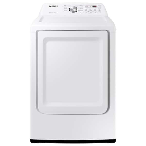 7.0 cu. ft. Vented Electric Dryer in White 