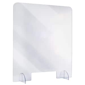 30 in. x 36 in. x 0.18 in. Clear Acrylic Sheet Table Top Protective Sneeze Guard