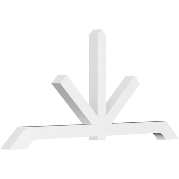 Ekena Millwork Vanguard 84 in. W x 38.5 in. H x 4 in. D Signature Polyurethane Bracket