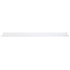 72 in. W x 4.5 in. D x 3.5 in. H White Extended Size Picture Ledge