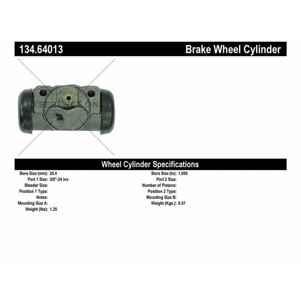 Centric Parts Drum Brake Wheel Cylinder 134.64013 - The Home Depot