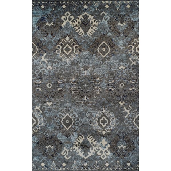 Addison Rugs Richmond 10 Steel 3 ft. 3 in. X 5 ft. 1 in. Area Rug