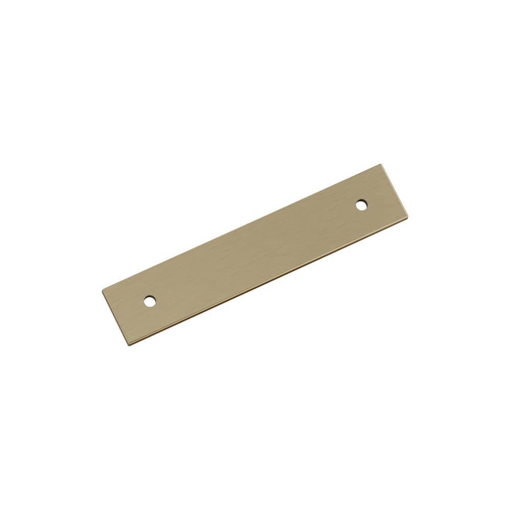 Ladera 3-3/4 in. Center-to-Center Rectangle Golden Champagne Pull Cabinet Backplate price history on PriceWatchPro