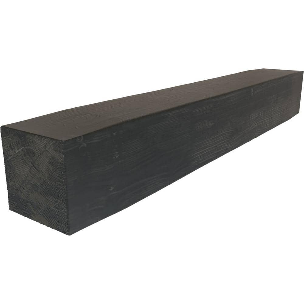 Ekena Millwork 4 in. x 4 in. x 7 ft. Sandblasted Faux Wood Beam ...