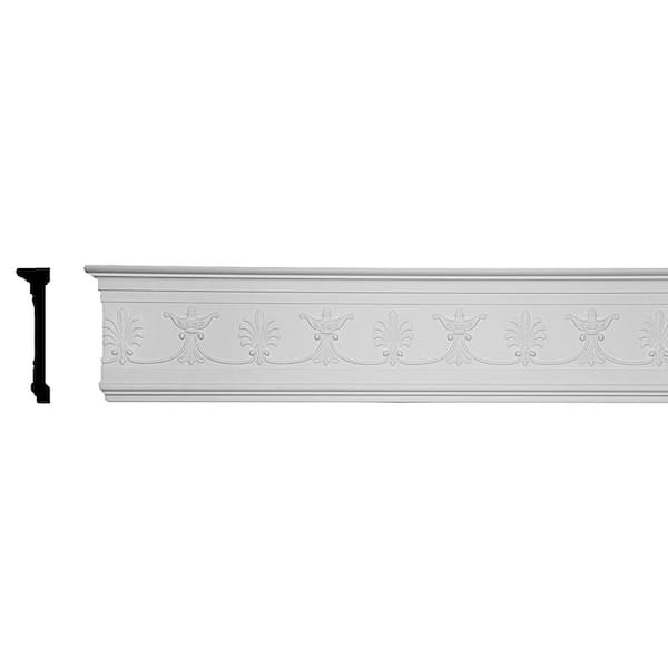 Emeryville 1.75 in. D x 7.5 in. W x 94.5 in. L Polyurethane Chair Rail Moulding