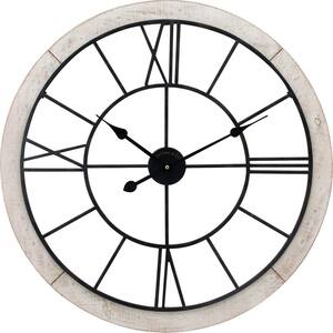 27 in. Timeworn Farmhouse Clock