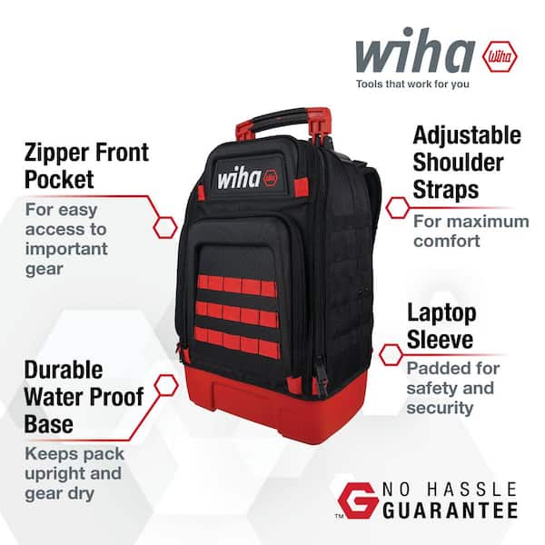 Wiha Heavy Duty Tool Hauler Backpack 91869 - The Home Depot