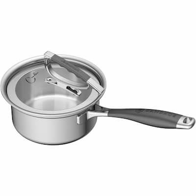 1.5 qt. Stainless Steel Sauce Pan with Glass Lid
