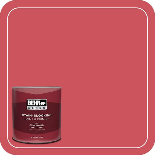 BEHR ULTRA 1 qt. #T15-14 Super Hero Extra Durable Flat Interior Paint & Primer
