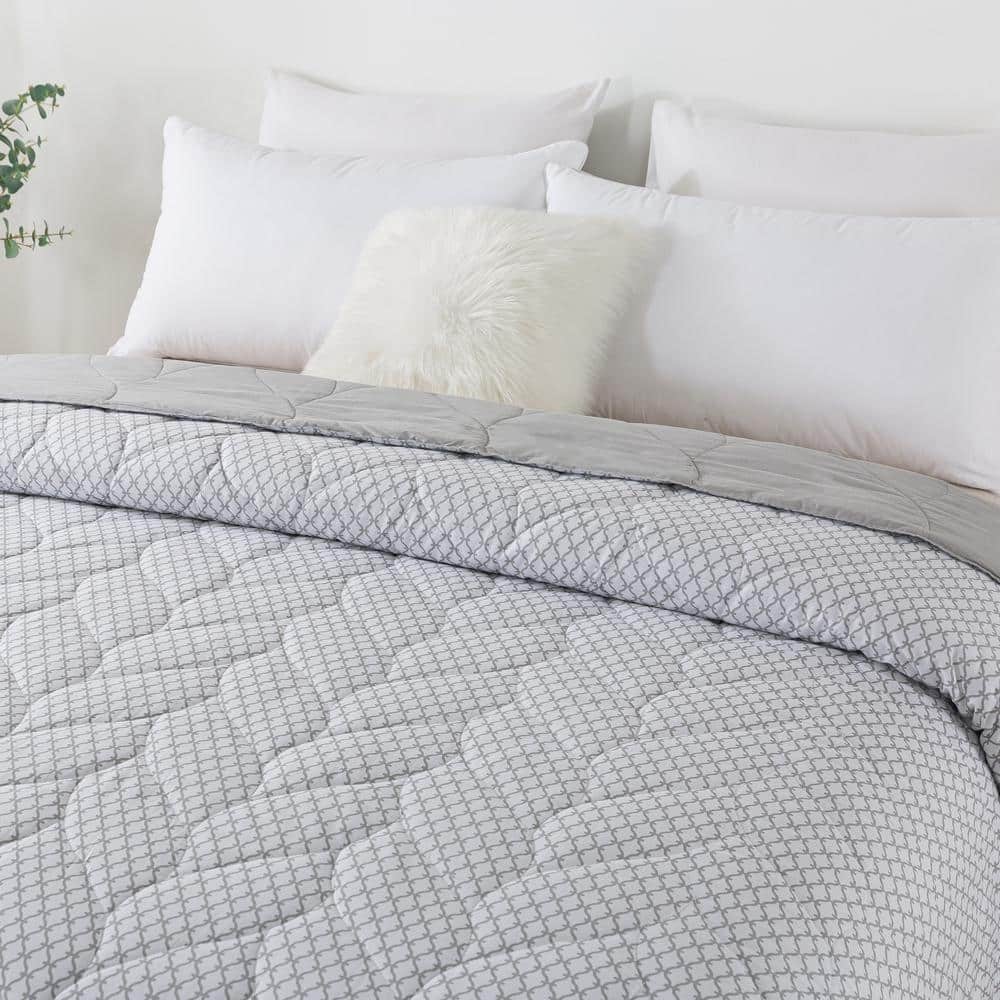 King Size Reversible Cotton Down Alternative Blanket