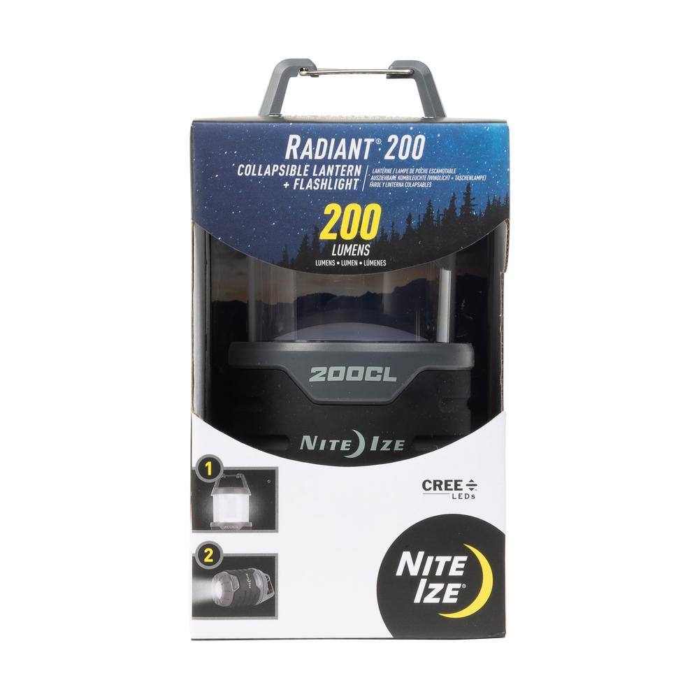 Nite Ize Radiant 200 2-in-1 Collapsible LED Lantern