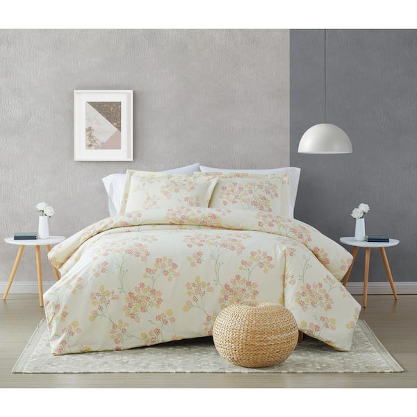 Brooklyn Loom Vivian 3-Piece Multi-Colored Full/Queen Duvet Cover Set