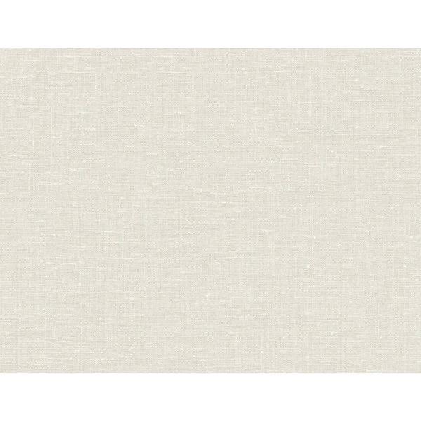 Seabrook Designs 60.75 sq. ft. Ivory Nomi Embossed Vinyl Unpasted Wallpaper Roll