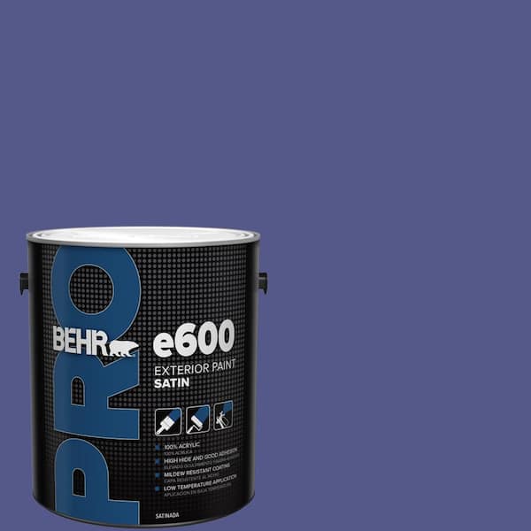 BEHR PRO 1 gal. #620B-7 Wild Elderberry Satin Exterior Paint