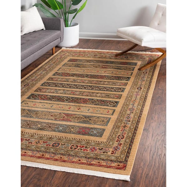 Fars Pasadena Tan 3' 3 x 5' 3 Area Rug