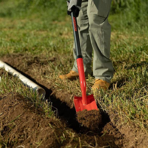Razor-Back 44 in. Fiberglass Handle Clean-Out Shovel 47035 - The