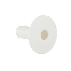 Coaxial Cable Feed-Through Bushing, White (2-Pack)