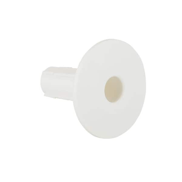 Commercial Electric Coaxial Cable Feed-Through Bushing, White (2-Pack)