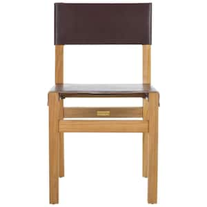 Romee Cognac/Natural 18.9 in. Wood Dining Chair